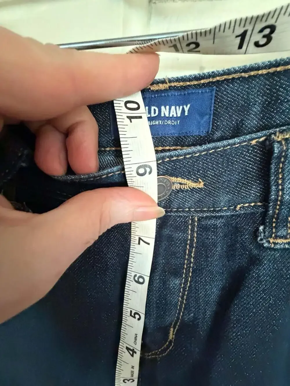 Old Navy Boys Straight-Leg Dark Wash Jeans Size 14 Regular